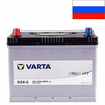   VARTA  6--70Ah L+ 620 EN 261175220 . / (570 311 062)